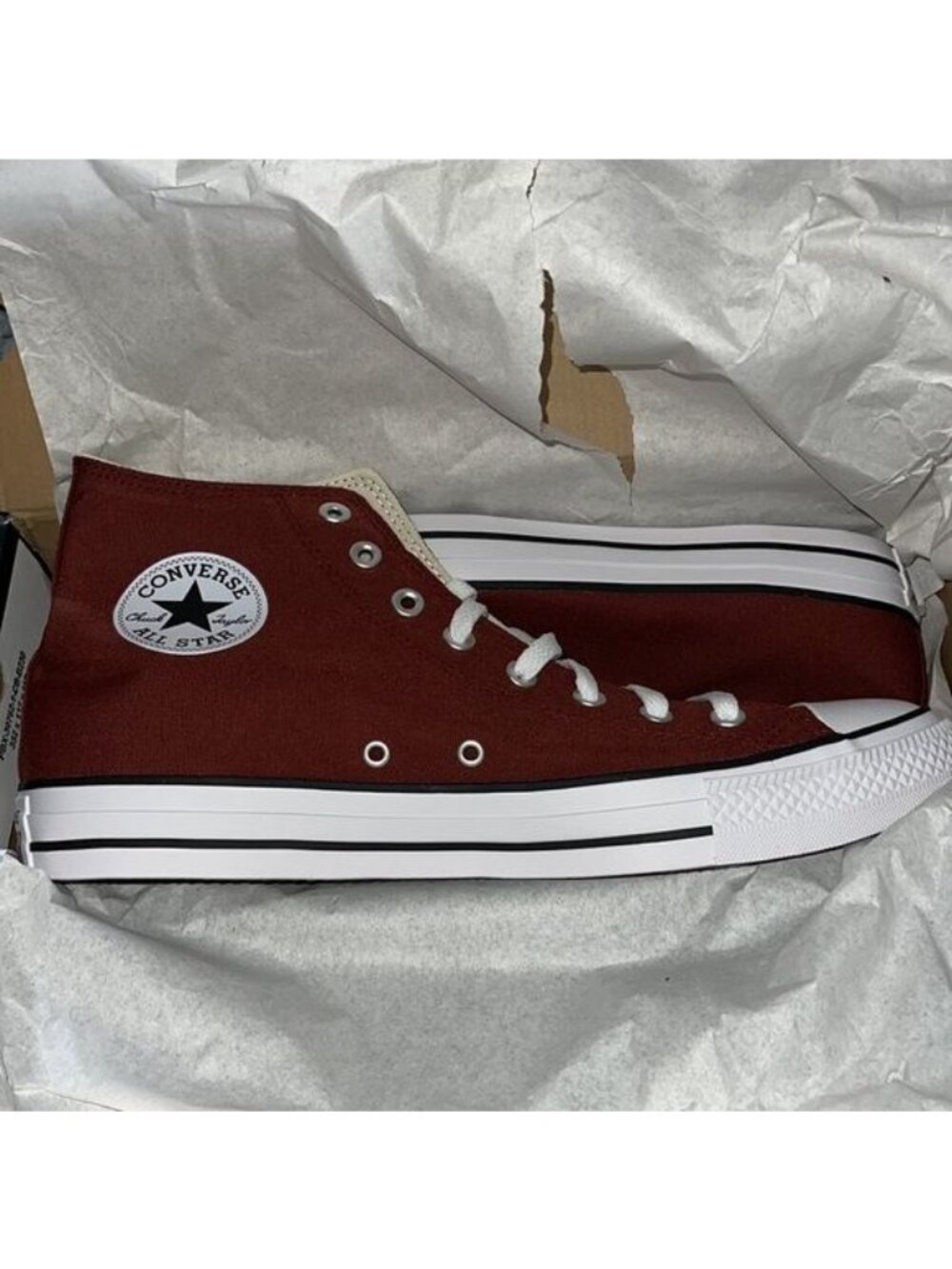 Converse Unisex Chuck Taylor All Star Hi Sneaker Rosewood Mens 12/Womens 14 - Picture 8 of 8